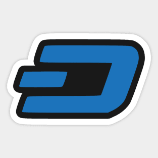 DASH (Digital Cash) Cryptocurrency Sticker